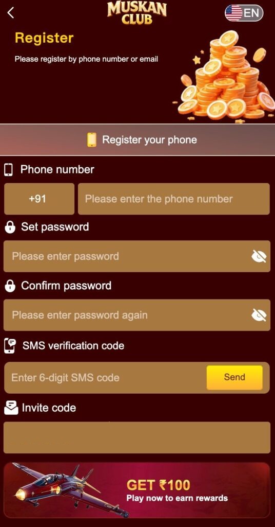 muskan club register 